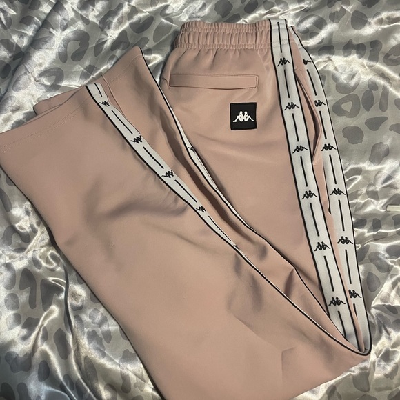 LIGHT PINK KAPPA TRACK/ SWEAT PANT - Picture 1 of 2